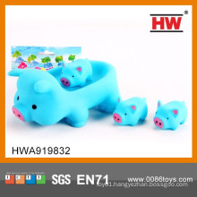 Wholesale Lovely Toys Cartoon Piggy Small Rubber Toys